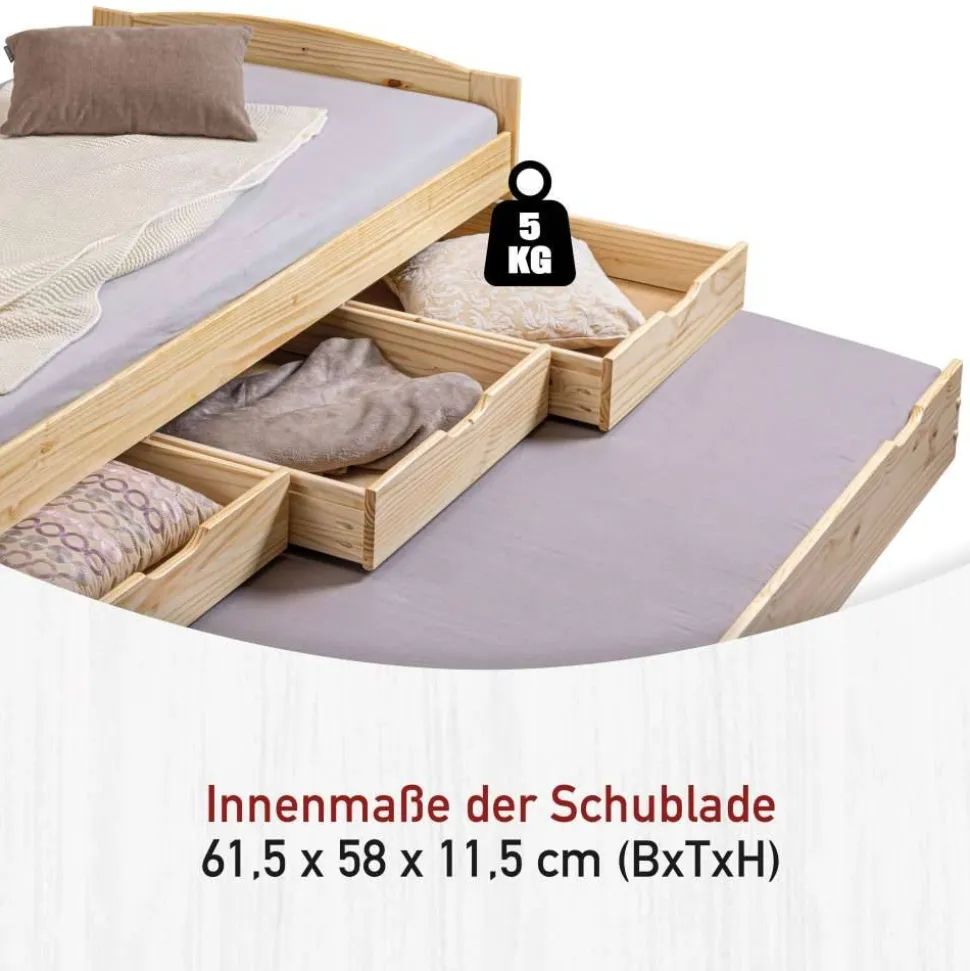 Schubkastenbett Vultaco