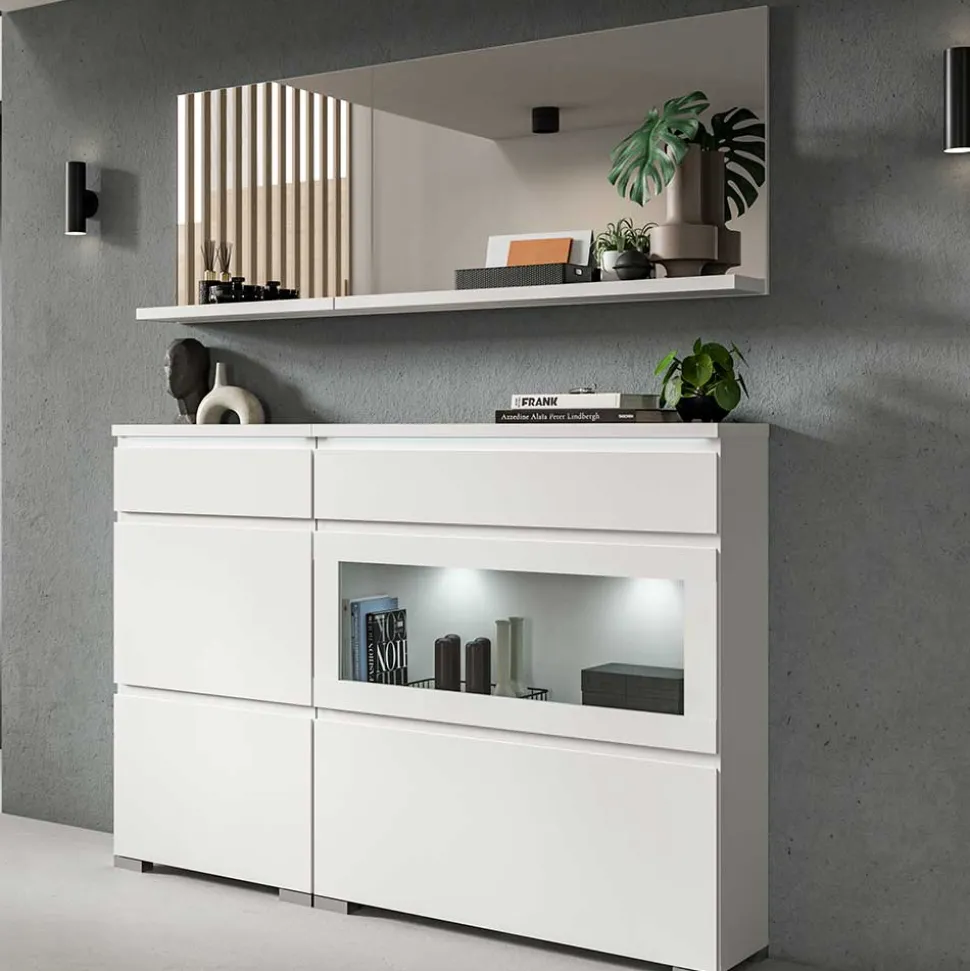 Schuh Klappschrank weiß Filicudio