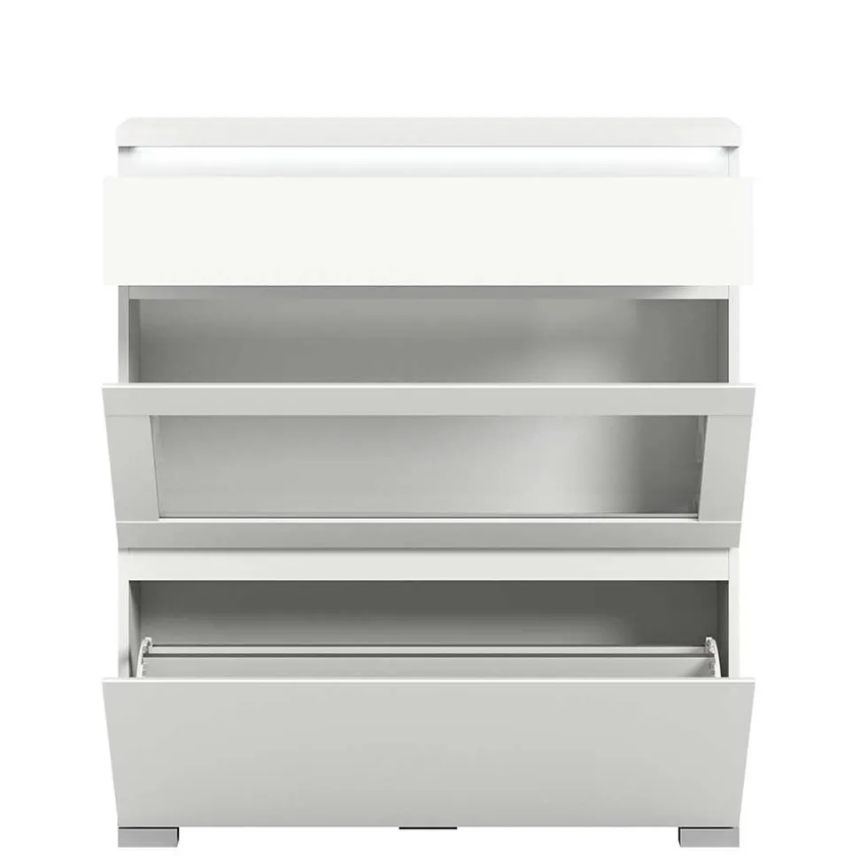 Schuh Klappschrank weiß Filicudio