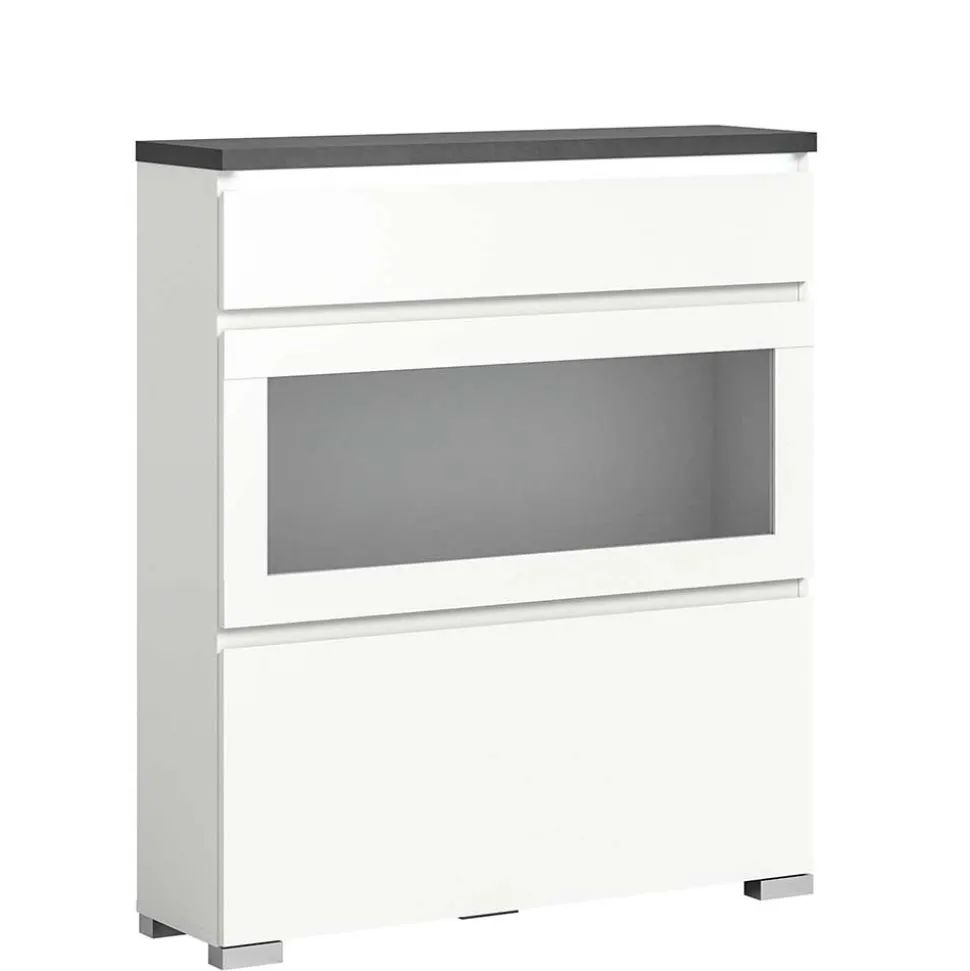 Schuhschrank mit Glasklappe Houstna
