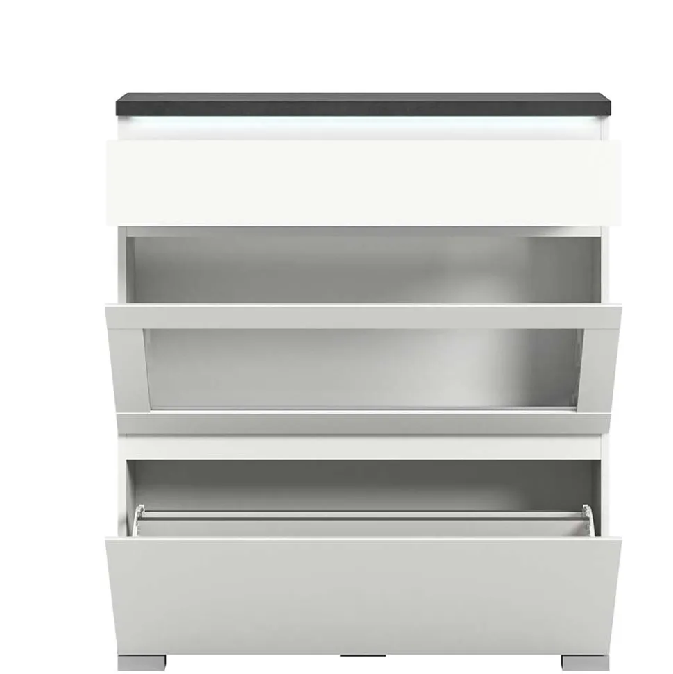 Schuhschrank mit Glasklappe Houstna