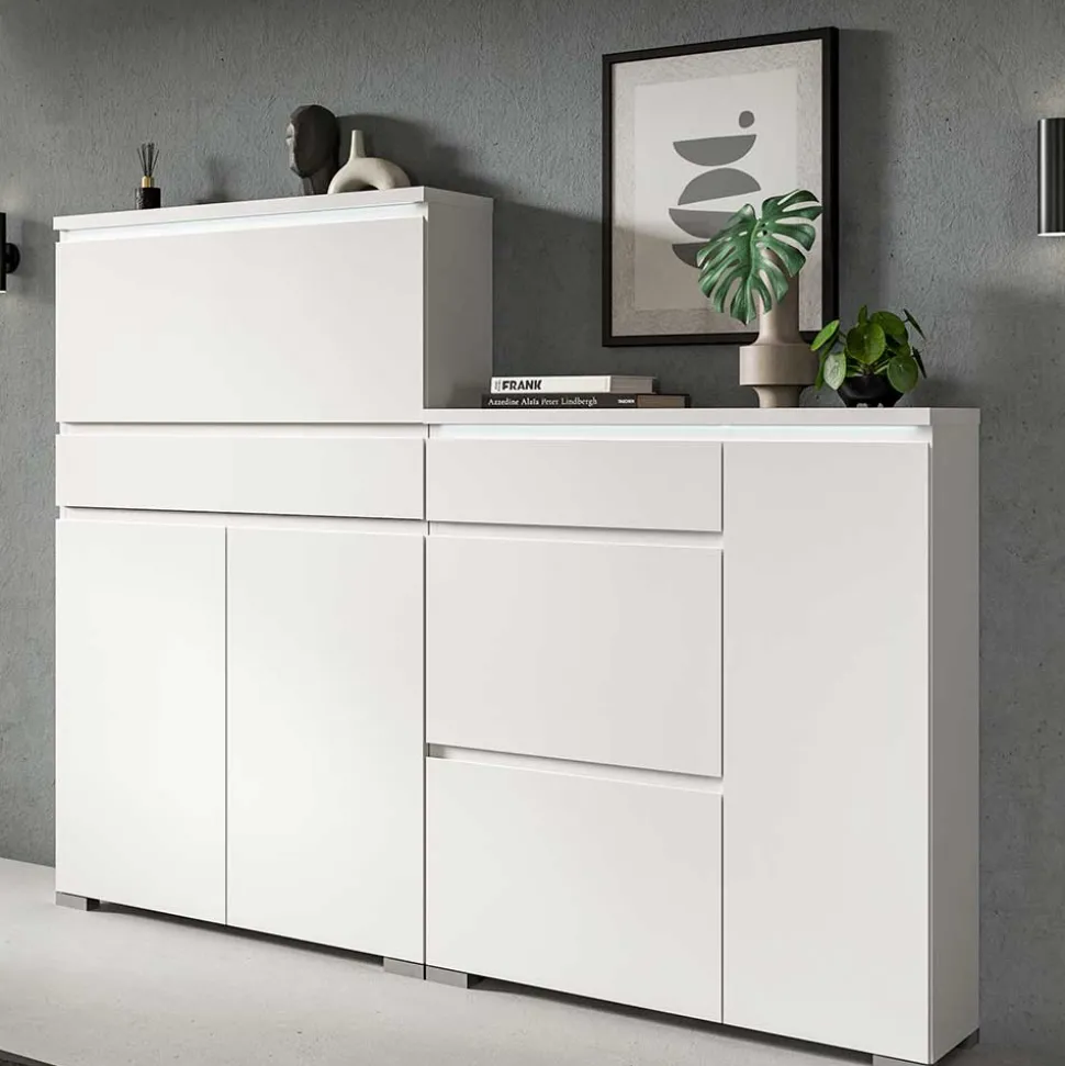 Schuhschrank weiß modern Filicudio