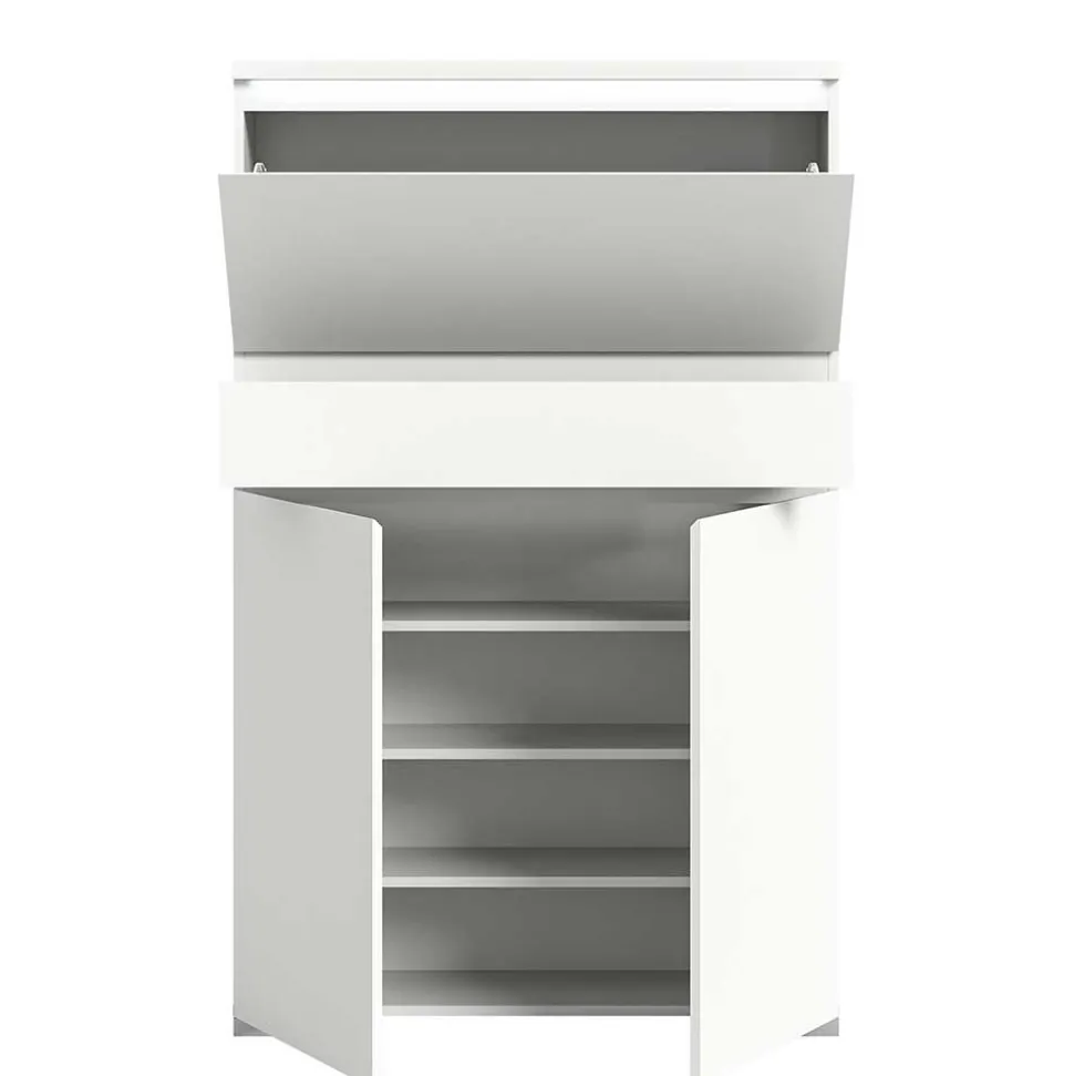 Schuhschrank weiß modern Filicudio