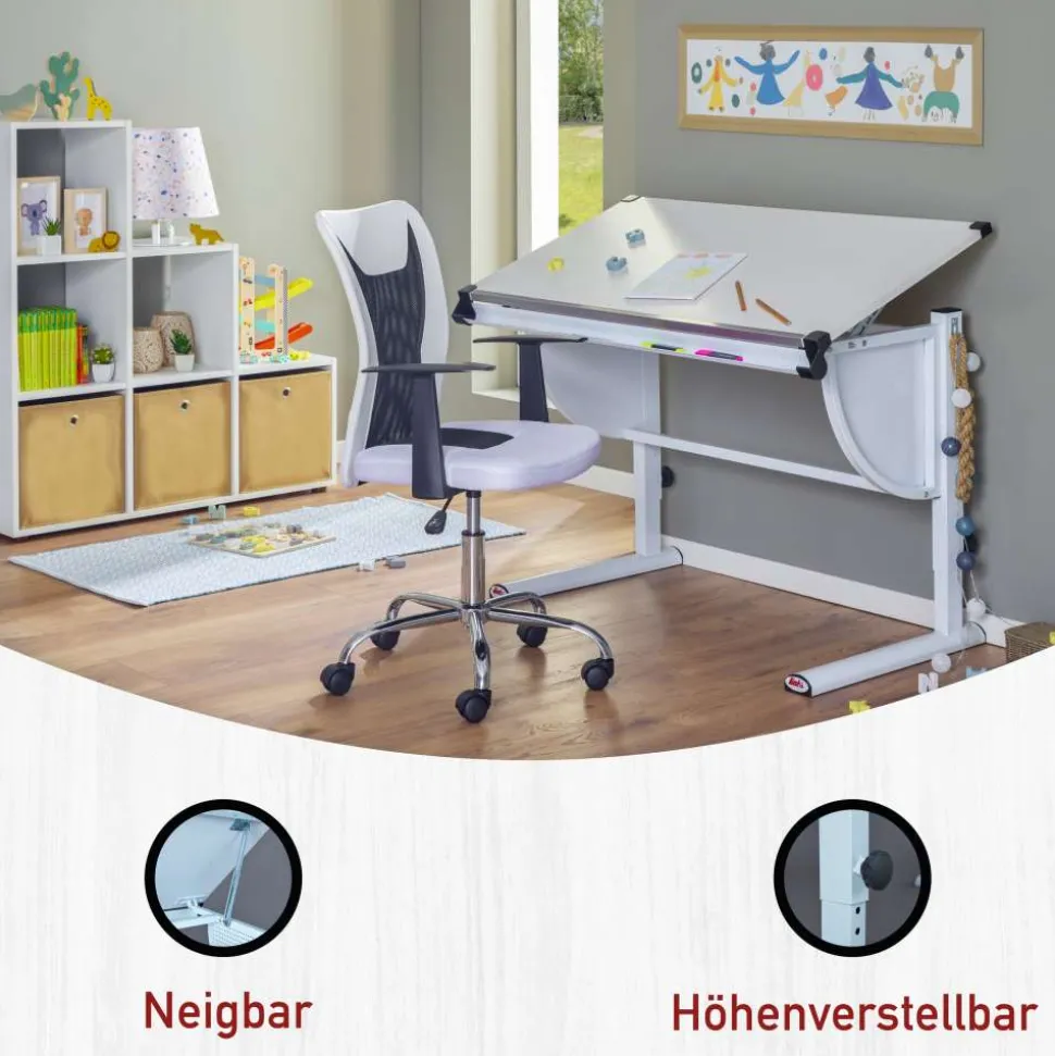 Schulkinder Schreibtisch Heat