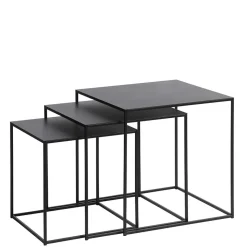 Schwarze Beistelltische Sofa Secionas