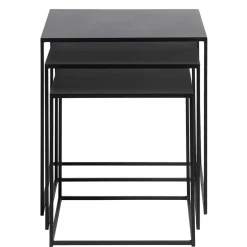 Schwarze Beistelltische Sofa Secionas
