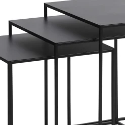 Schwarze Beistelltische Sofa Secionas