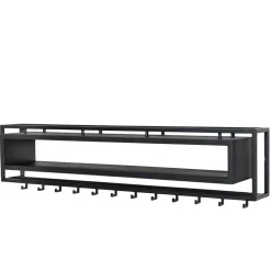 Schwarze Hängegarderobe Auricos