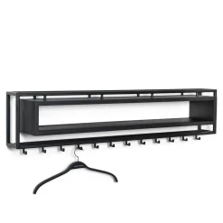 Schwarze Hängegarderobe Auricos