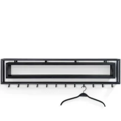 Schwarze Hängegarderobe Auricos