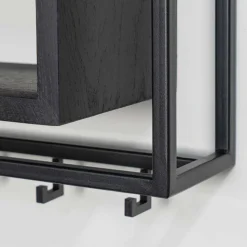 Schwarze Hängegarderobe Auricos