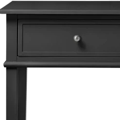 Schwarze Tischkonsole Quado