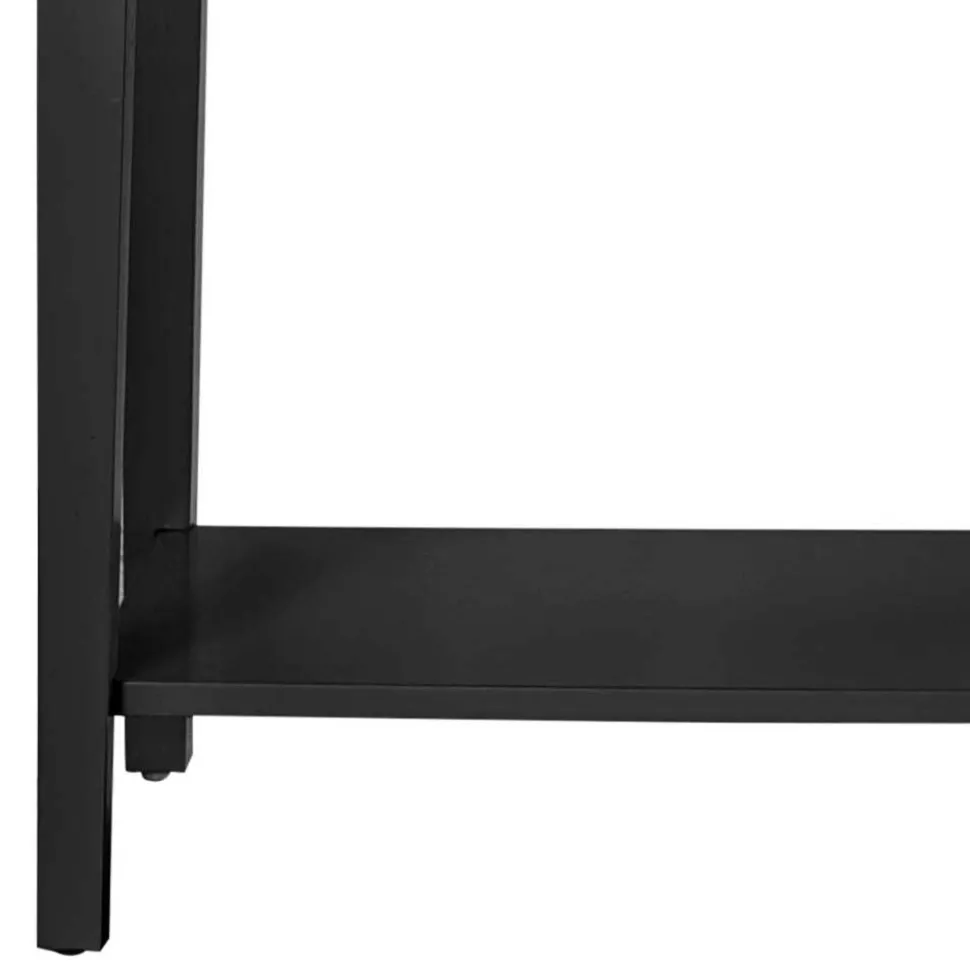 Schwarze Tischkonsole Quado