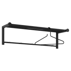 Schwarze Wandgarderobe Agruma