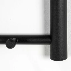 Schwarze Wandgarderobe Agruma