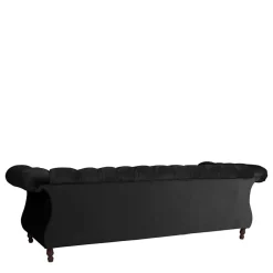 Schwarze Wohnzimmercouch Burgossi