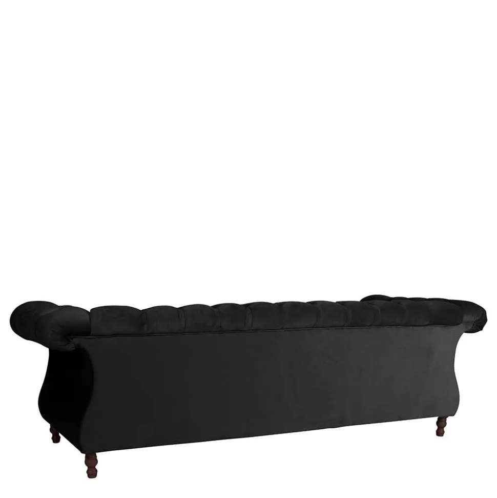 Schwarze Wohnzimmercouch Burgossi