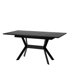 Schwarzer Ausziehtisch Damados