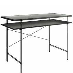 Schwarzer Schreibtisch Tora