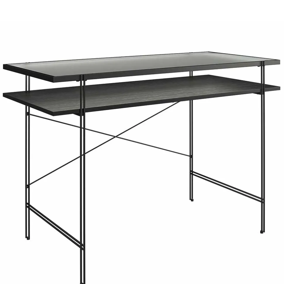 Schwarzer Schreibtisch Tora