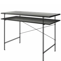 Schwarzer Schreibtisch Tora