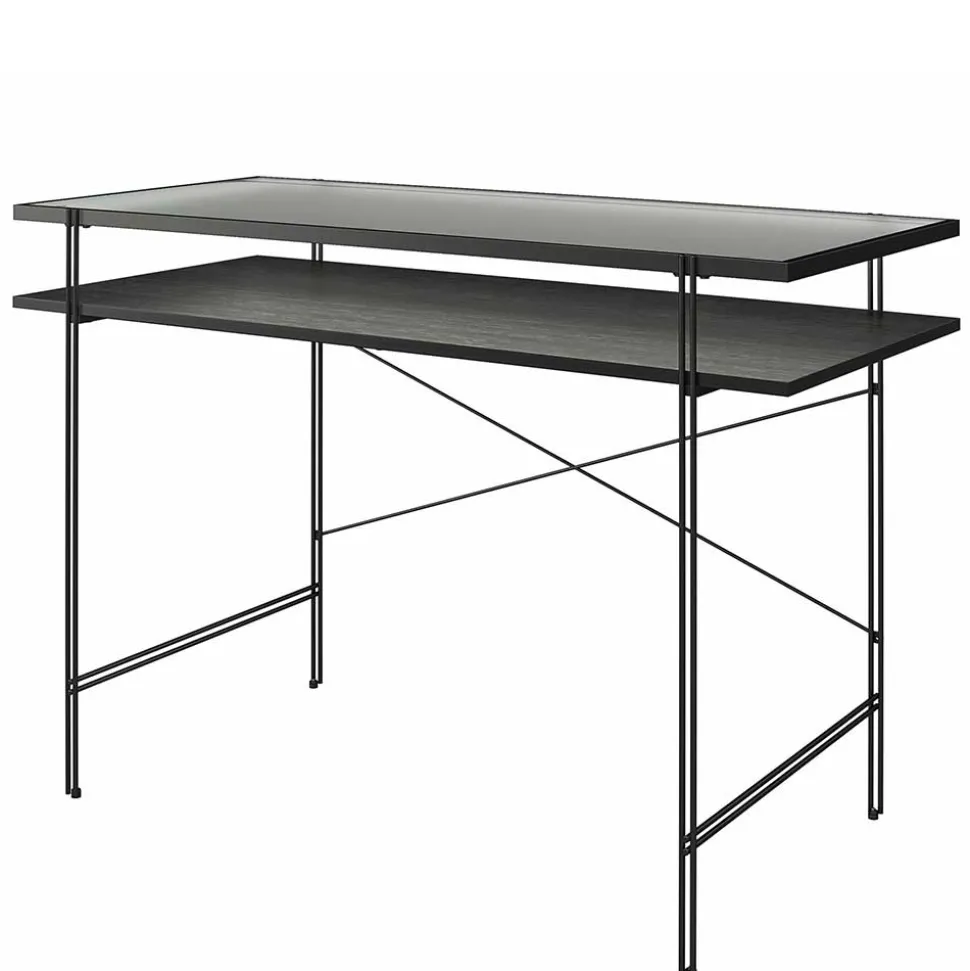 Schwarzer Schreibtisch Tora
