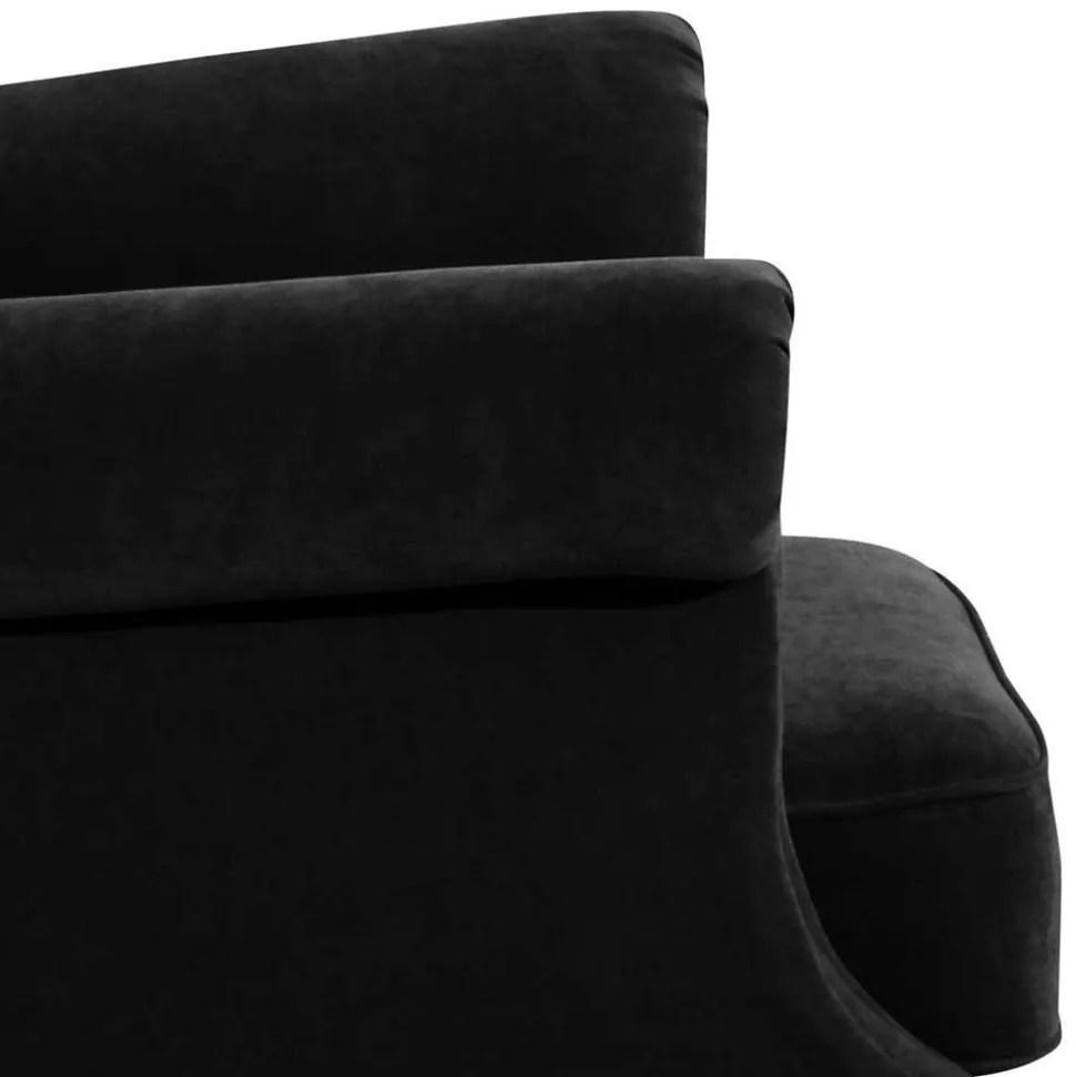 Schwarzer Sessel Batleys