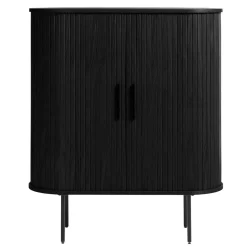 Schwarzes Highboard Sumatri