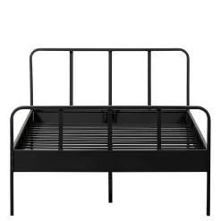 Schwarzes Metall Bett Volgan