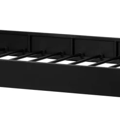 Schwarzes Metall Bett Volgan