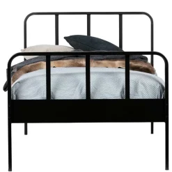 Schwarzes Metall Bett Volgan