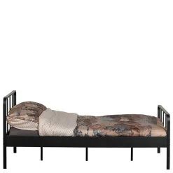 Schwarzes Metall Bett Volgan