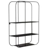 Schwarzes Metallregal Saracan