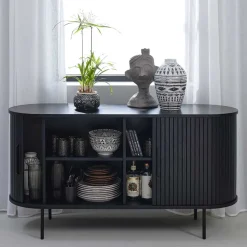 Schwarzes Sideboard Sumatri