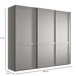 Schwebetürenkleiderschrank Saconso