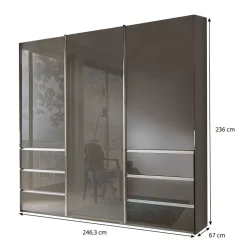 Schwebetuerenschrank Gronas