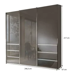 Schwebetuerenschrank Gronas