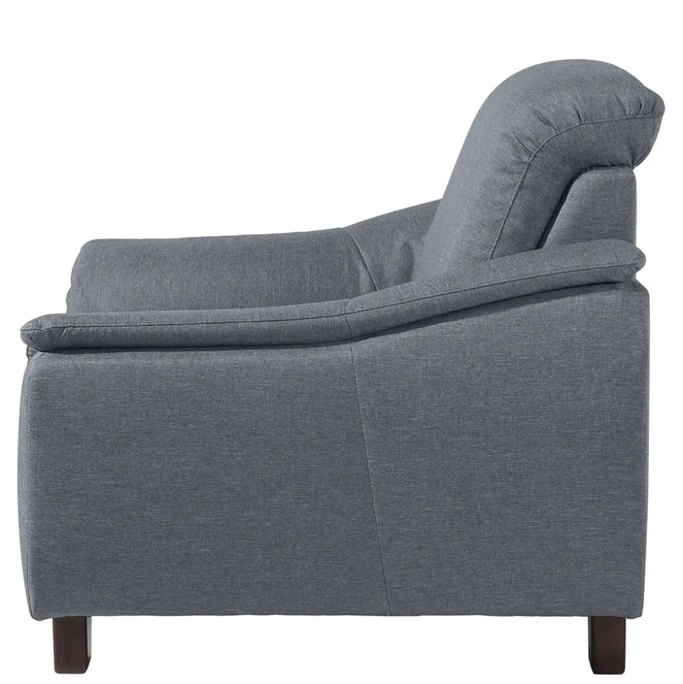 Sessel Jeansblau Stoff Rocket