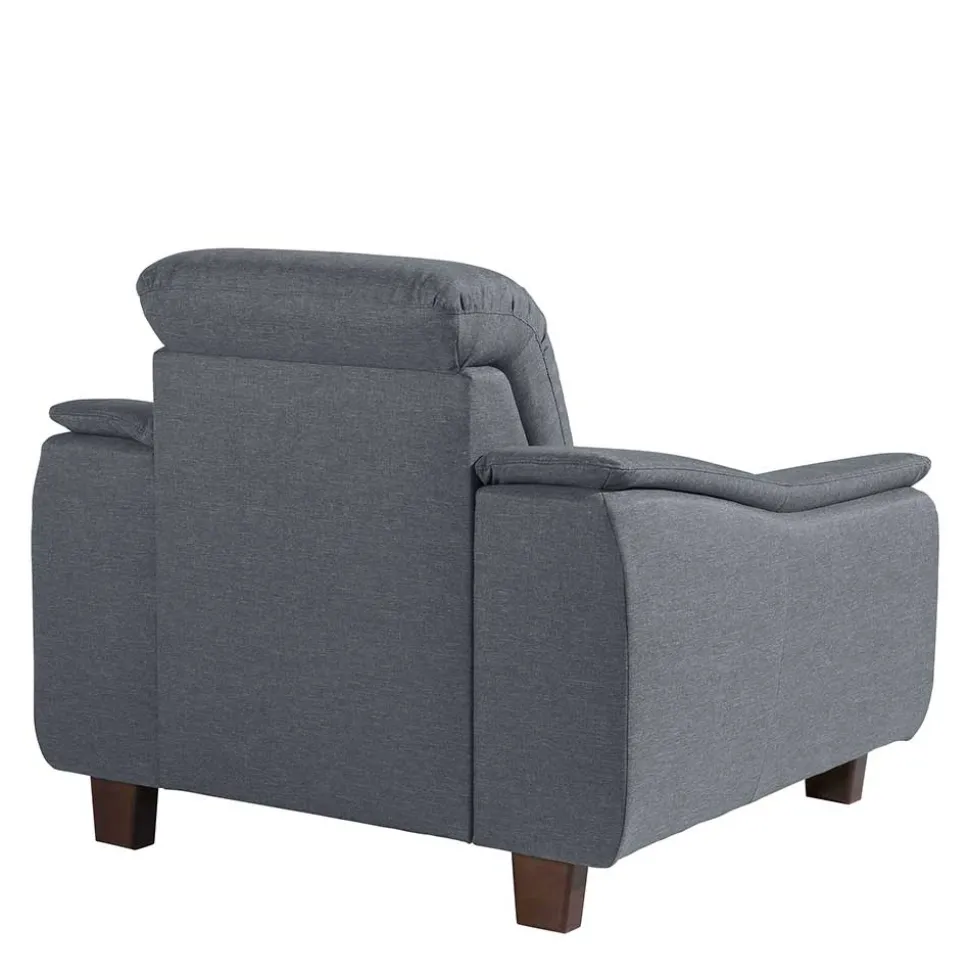 Sessel Jeansblau Stoff Rocket