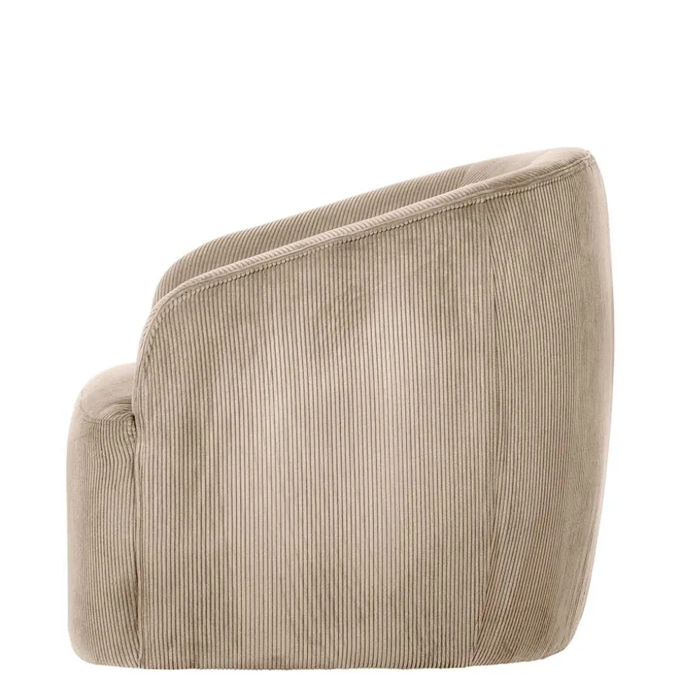 Sessel mit Cord Bezug Clarina