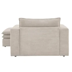 Sessel mit Fußhocker Edance