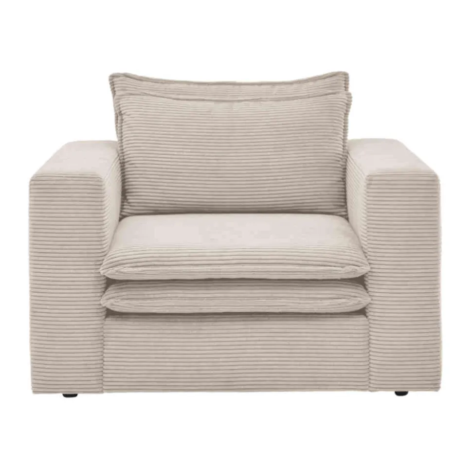 Sessel mit Fußhocker Edance