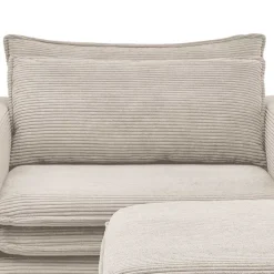 Sessel mit Fußhocker Edance