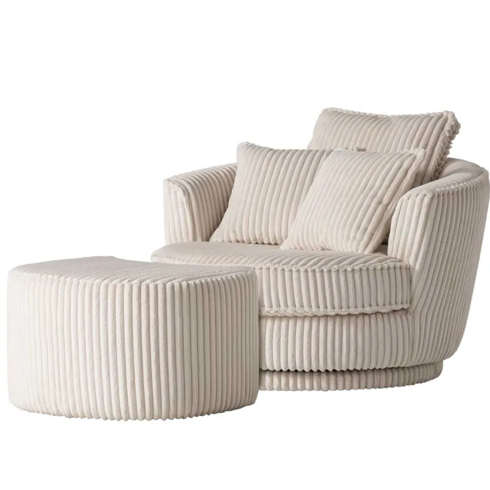 Sessel mit Hocker Anyel