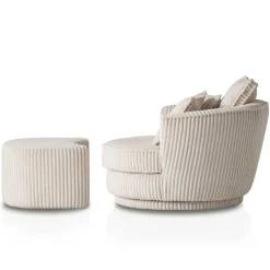 Sessel mit Hocker Anyel