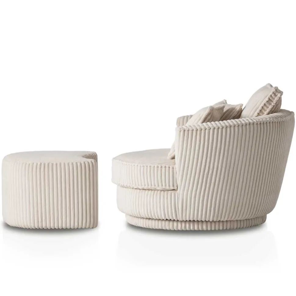 Sessel mit Hocker Anyel