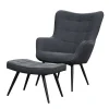 Sessel mit Hocker Matti
