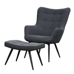 Sessel mit Hocker Matti