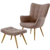 Sessel mit Hocker Nofre