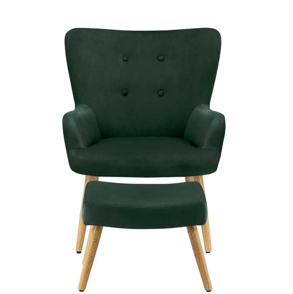 Sessel mit Hocker Princessa